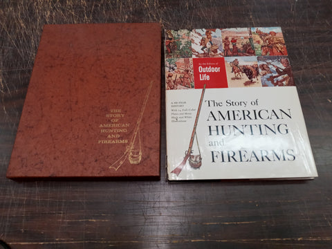 Vintage 1959 American Hunting & Firearms Book 400Yr History Color/Black & White