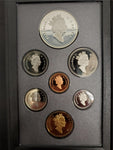 Vtg 1990 Royal Canadian Mint Proof Set W/Specifications Sheet in Case Coin Coll.