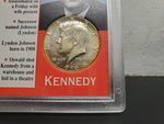 American Historic Society Strange But True: Lincoln Kennedy Coins Collector Card