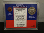 American Historic Society Strange But True: Lincoln Kennedy Coins Collector Card