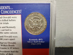 American Historic Society Strange But True: Lincoln Kennedy Coins Collector Card