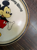 Vintage Mickey Mouse Epcot Walt Disney Productions Metal Serving Tray 10 3/4 In