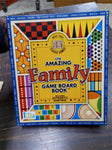 Amazing Family Game Board Book 35 Classic Games Authentic Pieces Sealed Unopened