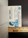 Vtg Ink Blotter Card Pontiac Service Car Advertising Don't Forget Langhorst OH