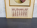 Antique 1912 Oil City Trust Bank PA December Calendar W/Gorgeous Artwork Collect