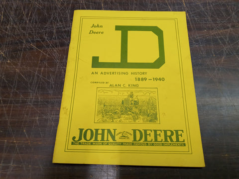 VTG 1889-1940 John Deere Advertising History Alan C. King Quality Farm Equipment