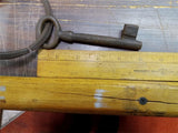 Vtg Cast Iron Keys & Ring Skeleton Jail-Prison Antique Unique Decorative Rustic