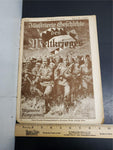Antique WW1 1914 Illustrated Story of The World War German Publication Cover