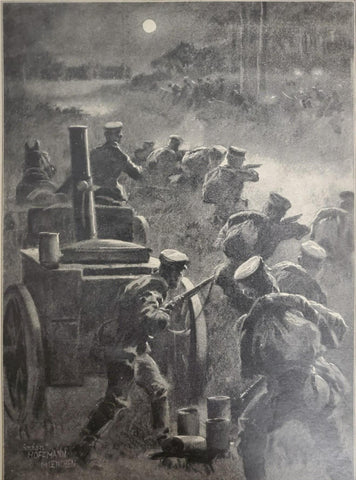 WW1 1914-15 Illustrated Story The World War German Publication Anton Hoffman Art