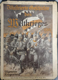 WW1 1914 Illustrated Story The World War German Publication Cover Anton Hoffman