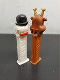 Rudolph The Red Nosed Reindeer & Snowman Christmas Pez Dispensers Collectibles