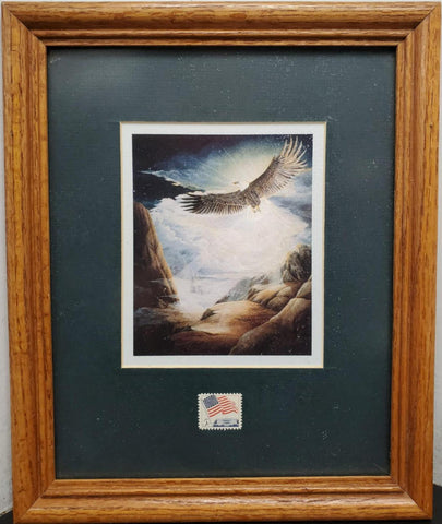Art Print by The Charleston Mint Titled Eagles 1/10,000 Certified Conrad Neiman