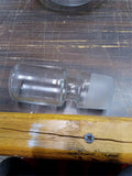Modern Etched Frosted Grass Branch Flower Glass Carafe  Stopper & Lid