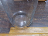 Modern Etched Frosted Grass Branch Flower Glass Carafe  Stopper & Lid