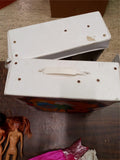 Vtg 1968 Mattel Barbie Doll Trunk #1004 & Barbies W Clothing & Accessories