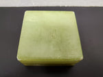 Vtg Flori Light Green Ornate Flower Decorated Heavy Jewelry Box Collectible Nice