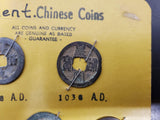 Ancient Chinese Coin Lot of 5 1008 A.D.-1086 AD Currency Collectible Money Coins