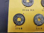 Ancient Chinese Coin Lot of 5 1008 A.D.-1086 AD Currency Collectible Money Coins