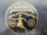 Vtg 1946 St Peters College HS Interscholastic Cross Country Run Team Award Medal