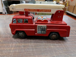 Vtg Bandai Snorkel Pumper Firetruck 1980s Siren Ladder Rescue Battery Operated