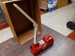 Vtg Bandai Snorkel Pumper Firetruck 1980s Siren Ladder Rescue Battery Operated