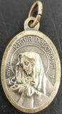 Virgin Mary/Jesus Pendant Ecce Homo/Mater Dolorosh Made in Italy Jewelry