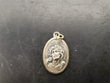 Virgin Mary/Jesus Pendant Ecce Homo/Mater Dolorosh Made in Italy Jewelry
