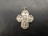 Vtg St Vincent Protect Us/St. Joseph Pray For Us Pendant For Necklace Men/Womens