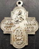 Vtg St Vincent Protect Us/St. Joseph Pray For Us Pendant For Necklace Men/Womens