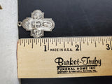 Vtg St Vincent Protect Us/St. Joseph Pray For Us Pendant For Necklace Men/Womens