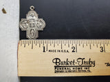 Vtg St Vincent Protect Us/St. Joseph Pray For Us Pendant For Necklace Men/Womens