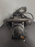 Vtg Circa 1930's Black Leich Bakelite Crank Telephone Desktop Office Collectible