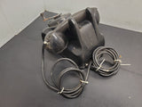 Vtg Circa 1930's Black Leich Bakelite Crank Telephone Desktop Office Collectible