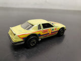 Vtg 1983 Hot Wheels Yellow #4 Thunderbird Mattel Malaysia Diecast Cars Collectib