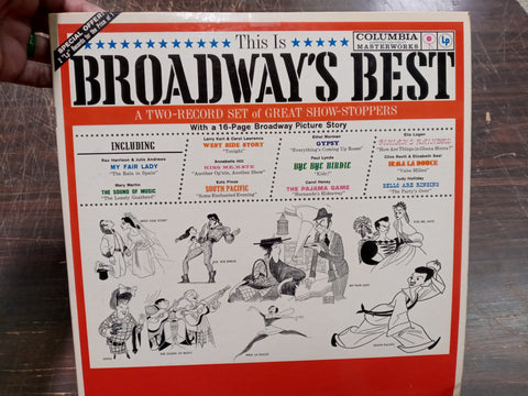 Broadways Best Columbia Masterworks LP Vinyl Record Album 20 Show Stoppers 1961