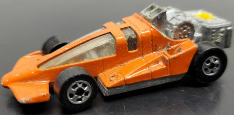 Vtg 1979 Hot Wheels Mattel Orange Open Rear Engine Sportscar Diecast Collectible