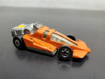 Vtg 1979 Hot Wheels Mattel Orange Open Rear Engine Sportscar Diecast Collectible