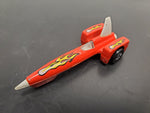 Vtg 1979 Hot Wheels Mattel 3 Wheel Red Racer W/Yellow Flames Diecast Collectible