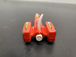 Vtg 1979 Hot Wheels Mattel 3 Wheel Red Racer W/Yellow Flames Diecast Collectible
