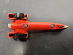 Vtg 1979 Hot Wheels Mattel 3 Wheel Red Racer W/Yellow Flames Diecast Collectible