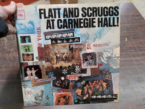 Flatt & Scruggs Carnegie Hall Columbia Records 1963 Album Vinyl Monaural CL-2045