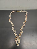 Vtg Miriam Haskell Seashell & Pearl Ornate Women's Necklace Jewelry Collectible