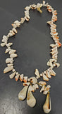 Vtg Miriam Haskell Seashell & Pearl Ornate Women's Necklace Jewelry Collectible