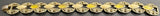 Women's Bracelet Yellow Jade Amber Opal Ornate Gorgeous Pattern Jewelry Present