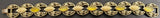Women's Bracelet Yellow Jade Amber Opal Ornate Gorgeous Pattern Jewelry Present