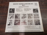 Greatest Country & Western Hits 4 Columbia Records Vinyl Album 63' High Fidelity