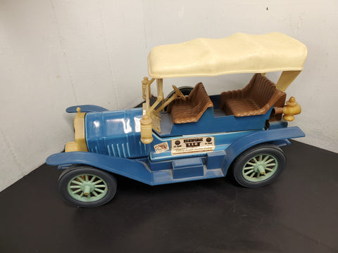 Vtg 1976 Jim Beam 1909 Blue Thomas Blue Flyer Car EMPTY