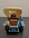 Vtg 1976 Jim Beam 1909 Blue Thomas Blue Flyer Car EMPTY Decanter Regal China VF