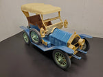 Vtg 1976 Jim Beam 1909 Blue Thomas Blue Flyer Car EMPTY Decanter Regal China VF