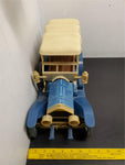 Vtg 1976 Jim Beam 1909 Blue Thomas Blue Flyer Car EMPTY Decanter Regal China VF